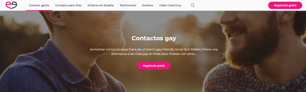 Meetic páginas de citas en línea para gays